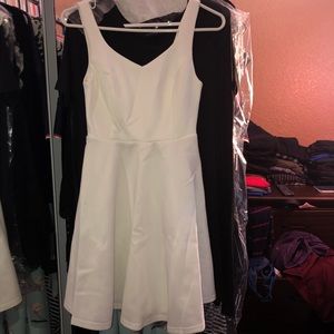 White sweetheart dress